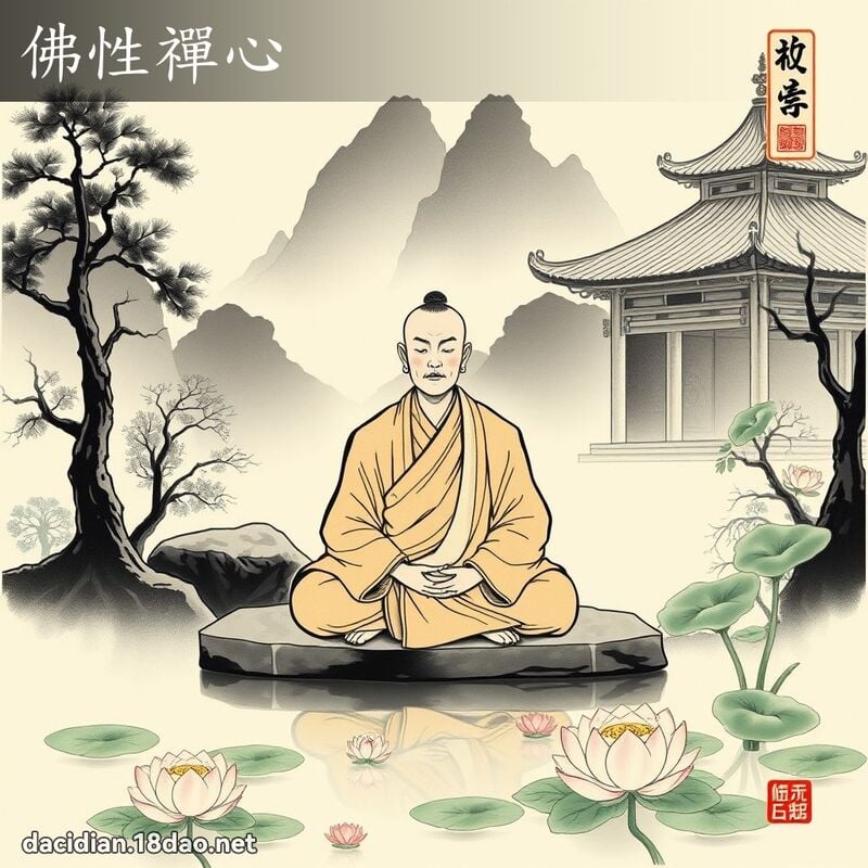 佛性禪心 配图