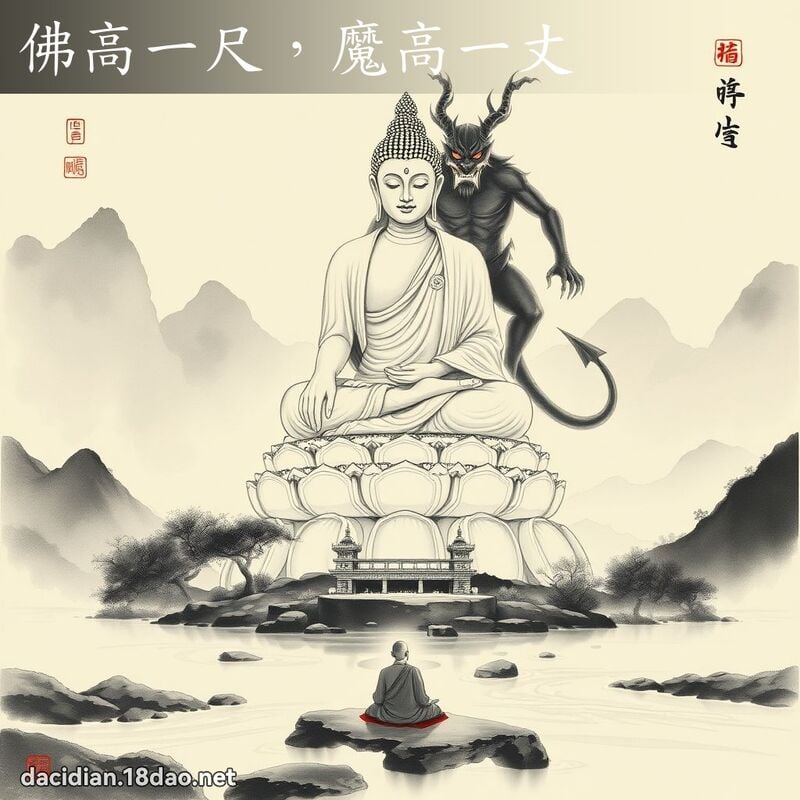佛高一尺,魔高一丈 配图