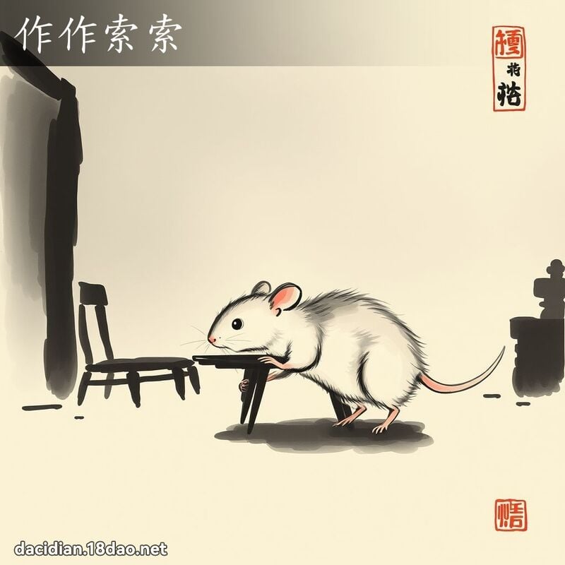 作作索索 配图