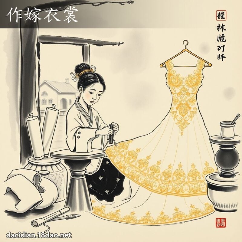 作嫁衣裳 配图