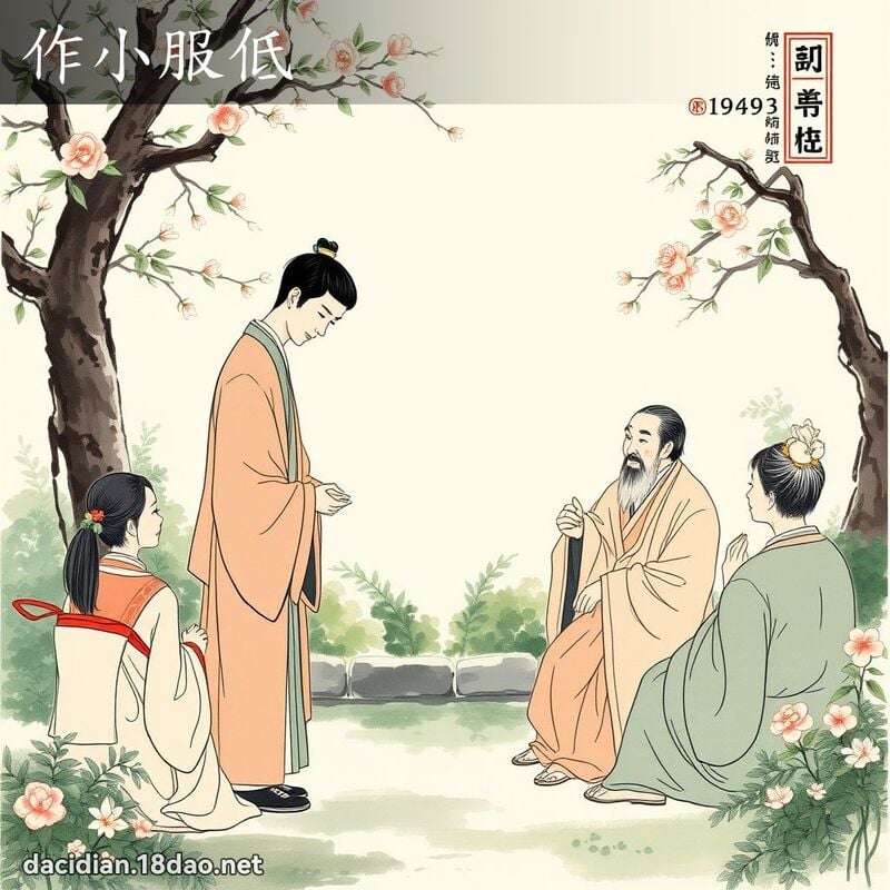 作小服低 配图