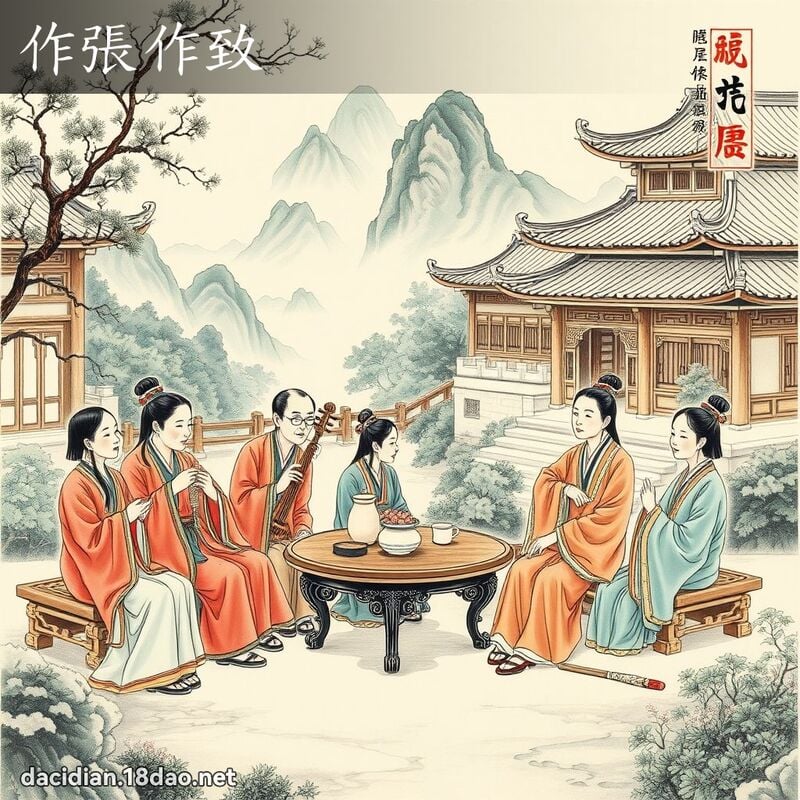 作張作致 配图