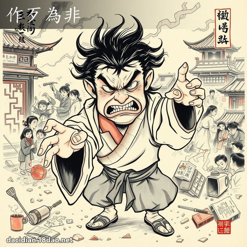 作歹為非 配图