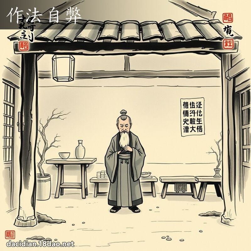 作法自弊 配图