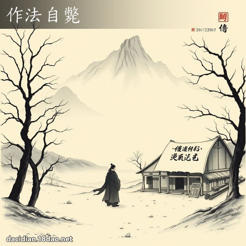 作法自斃 配图