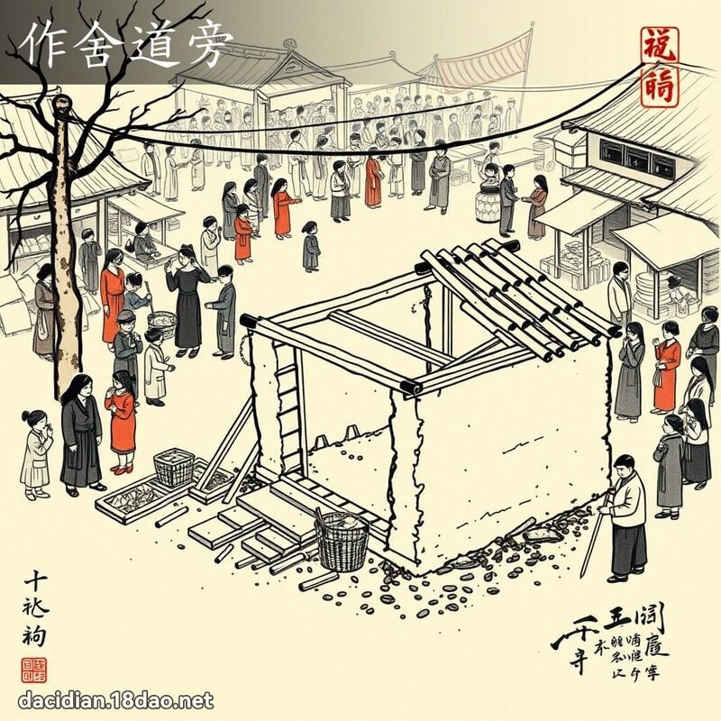 作舍道旁 配图