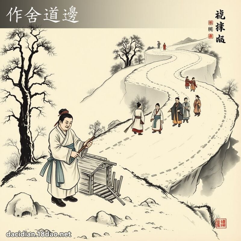 作舍道邊 配图