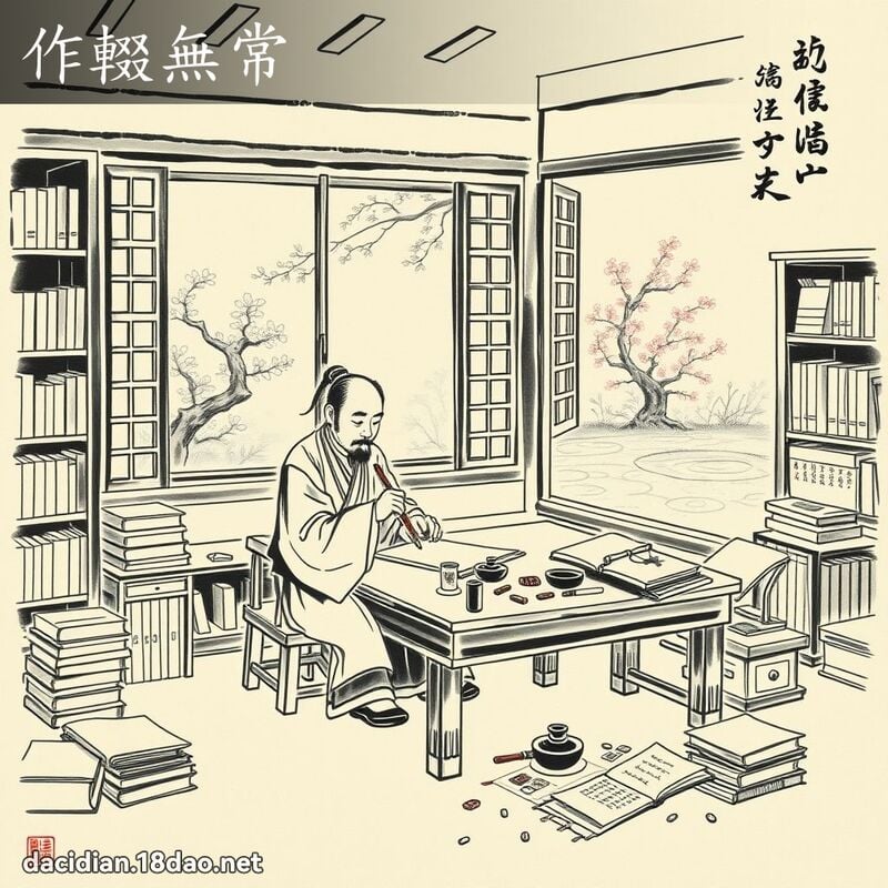 作輟無常 配图