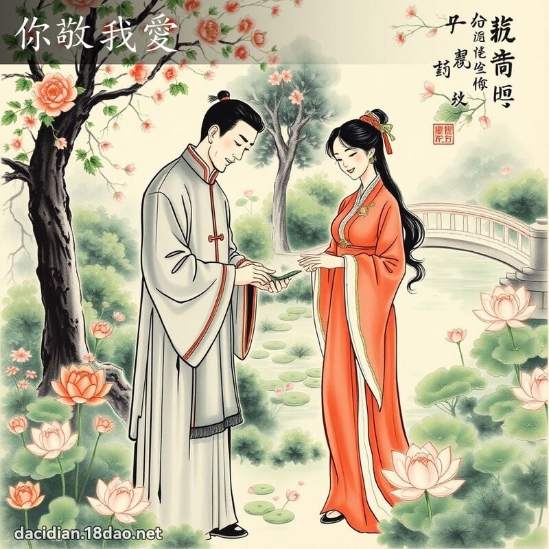 你敬我愛 配图