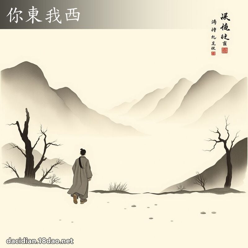 你東我西 配图
