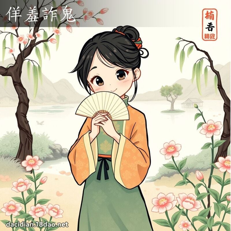佯羞詐鬼 配图