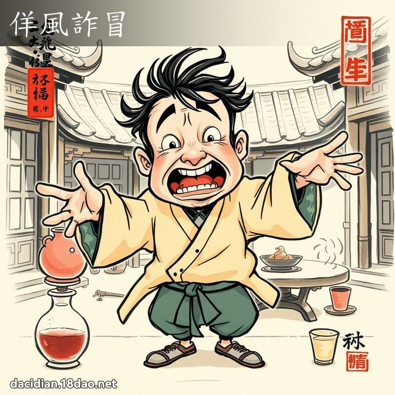 佯風詐冒 配图