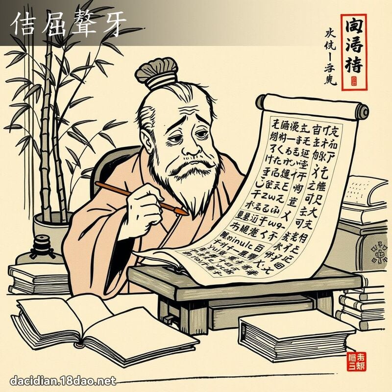 佶屈聱牙 配图