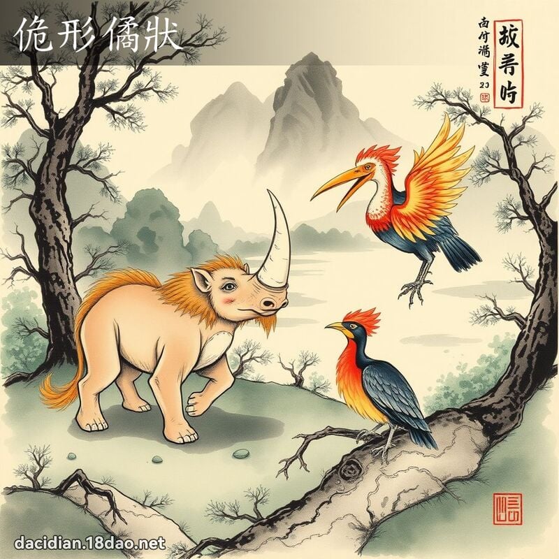 佹形僪狀 配图