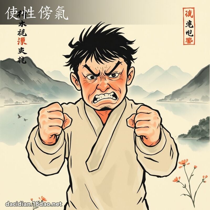 使性傍气 配图