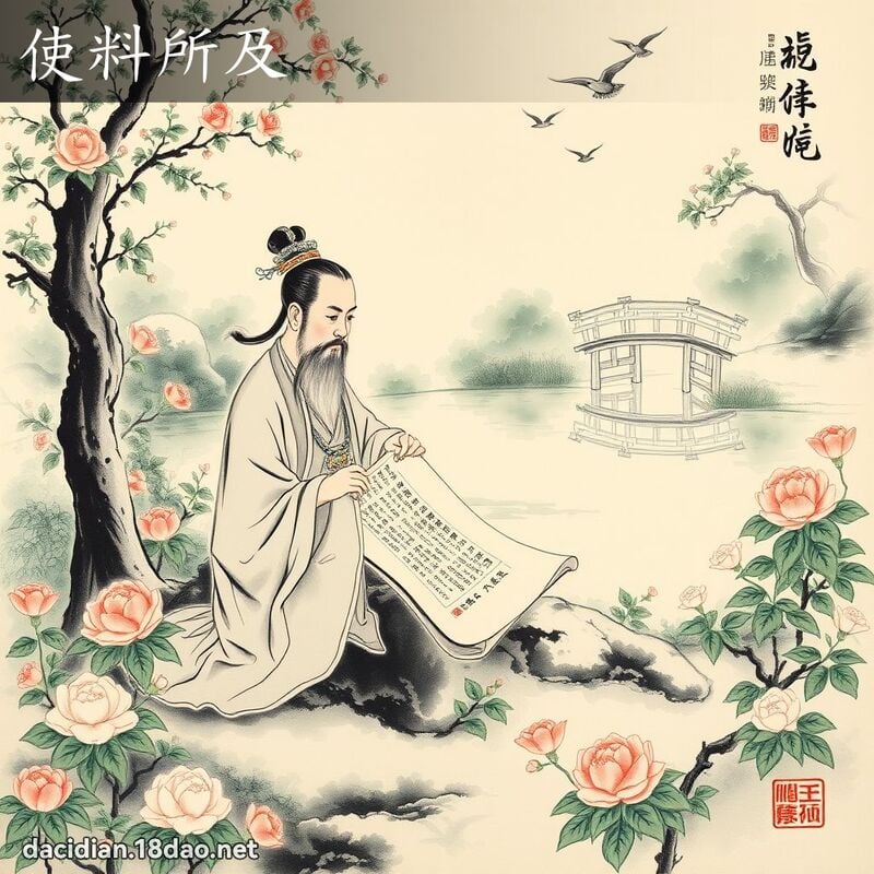 使料所及 配图