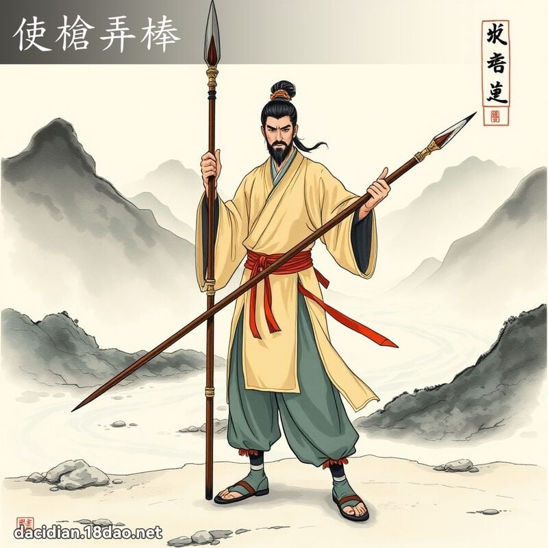 使枪弄棒 配图
