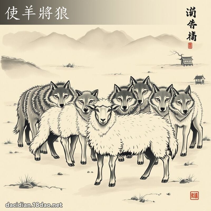 使羊將狼 配图