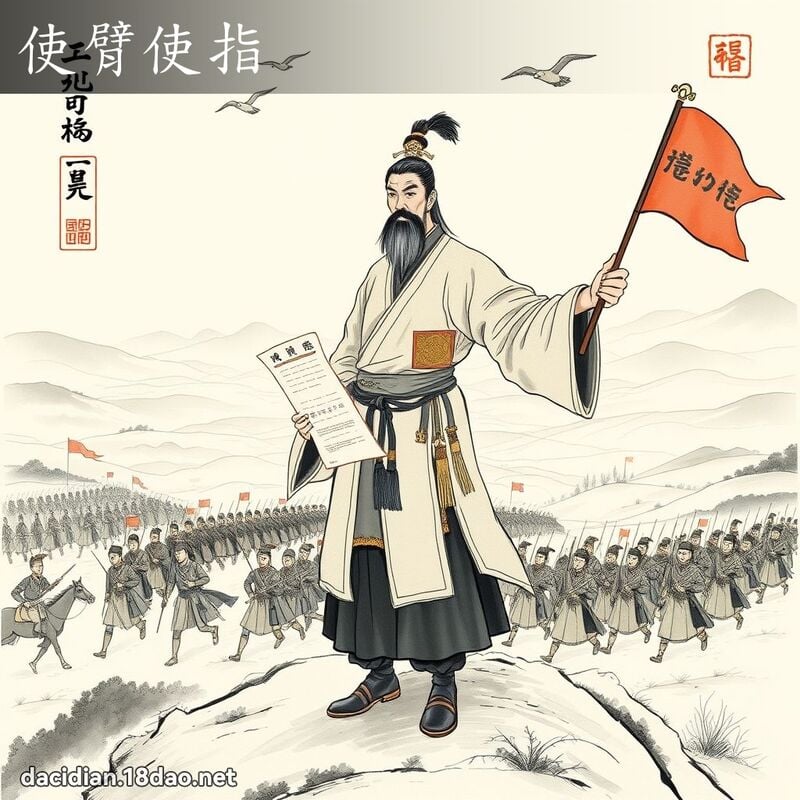 使臂使指 配图