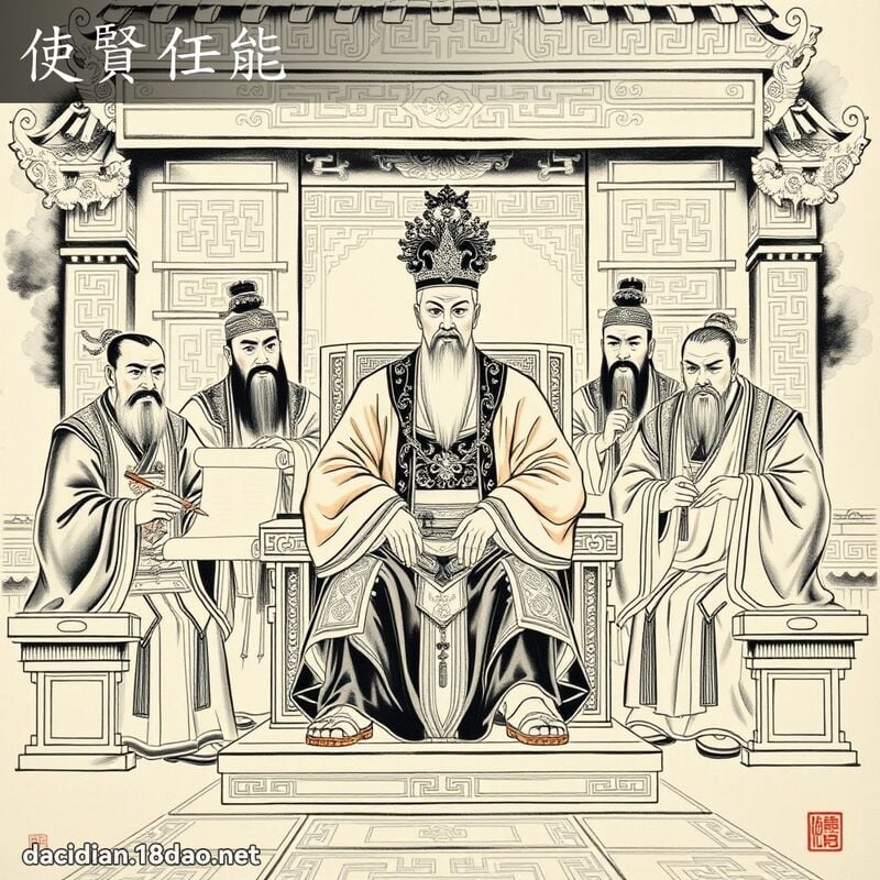 使贤任能 配图