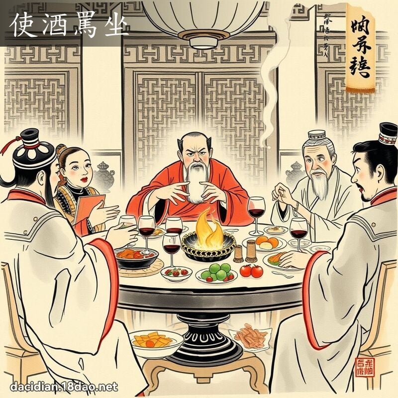 使酒骂坐 配图