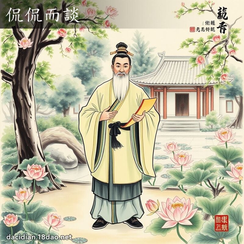 侃侃而谈 配图