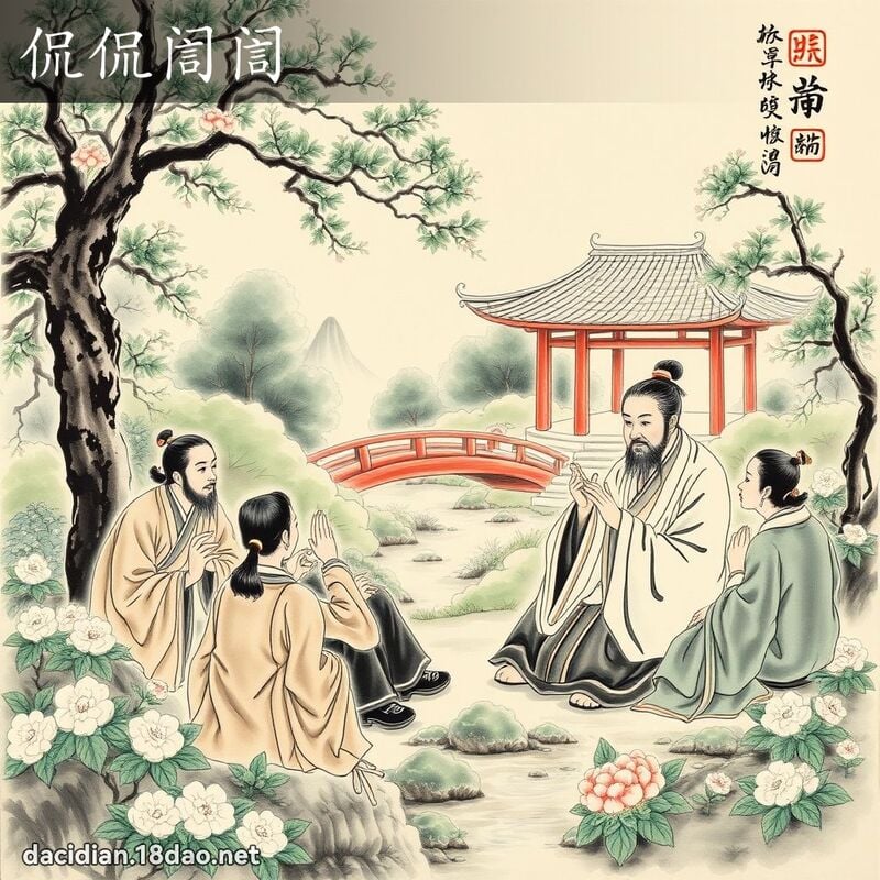 侃侃訚訚 配图