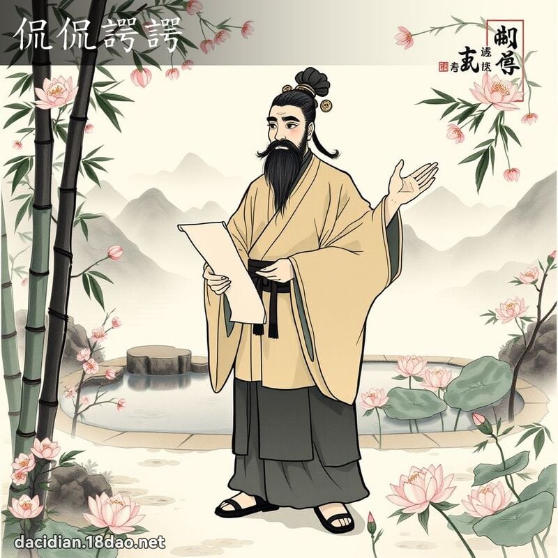 侃侃諤諤 配图