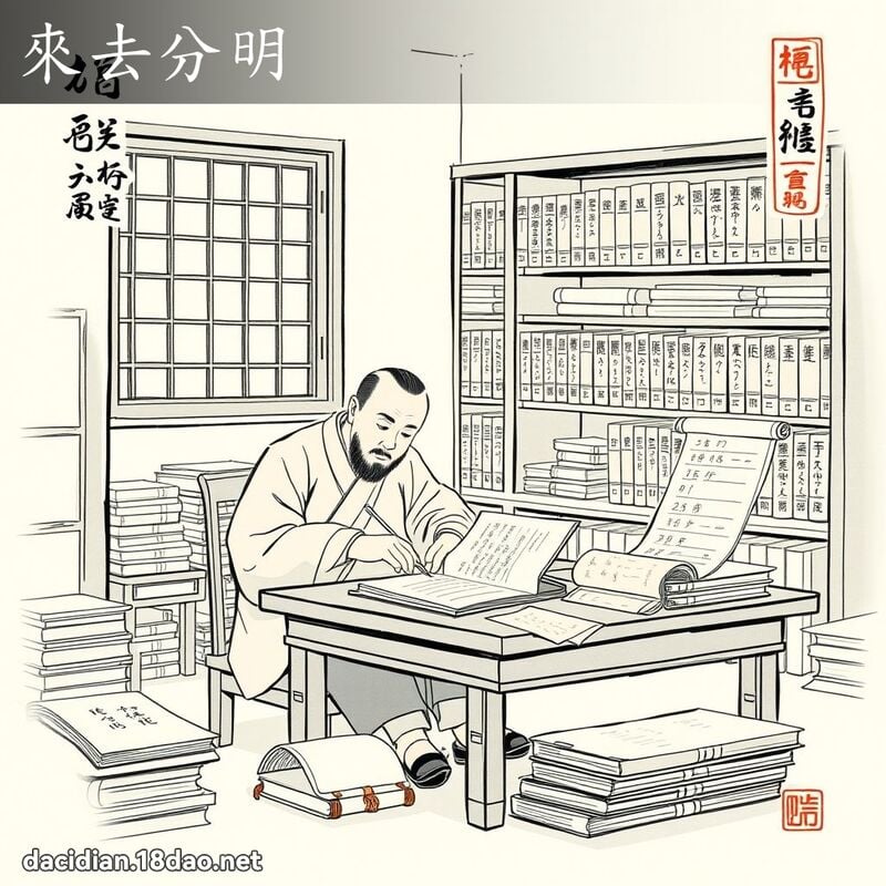 来去分明 配图