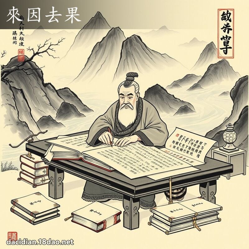 来因去果 配图