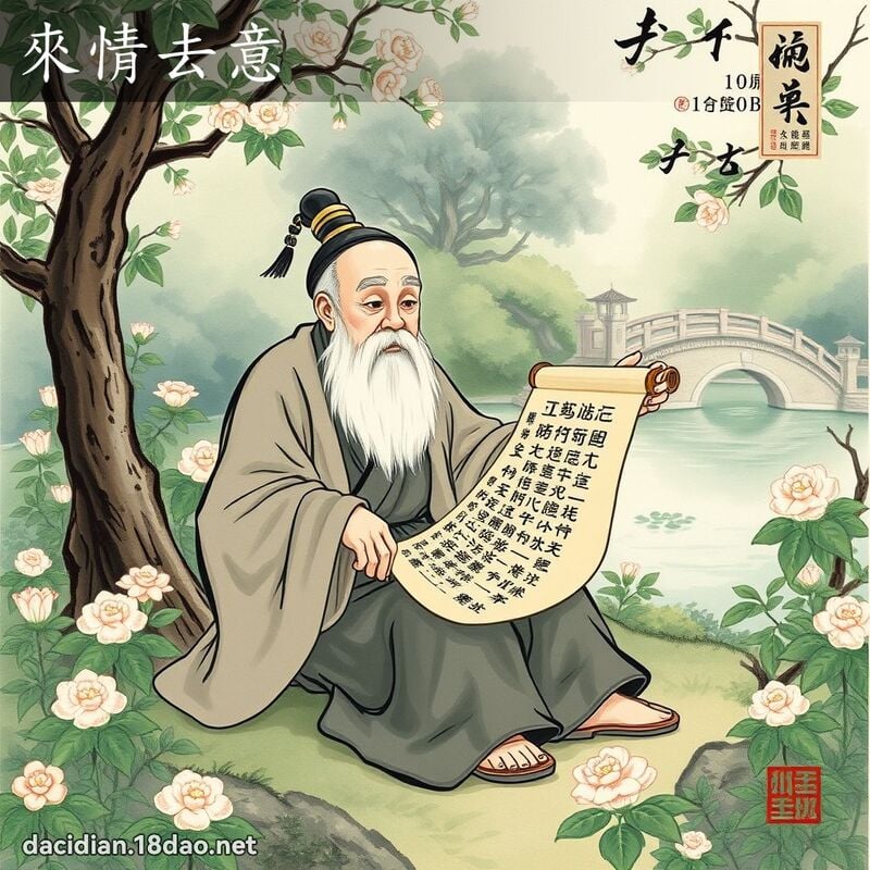 来情去意 配图