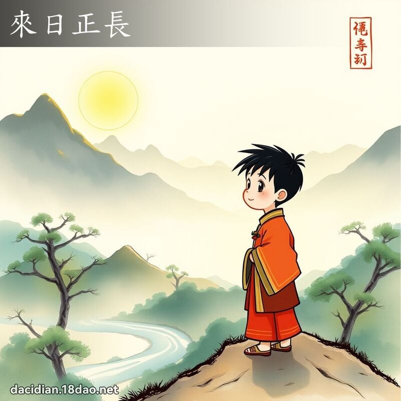 来日正长 配图