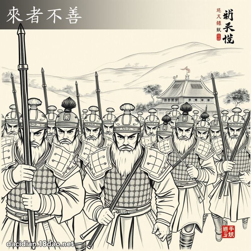 来者不善 配图