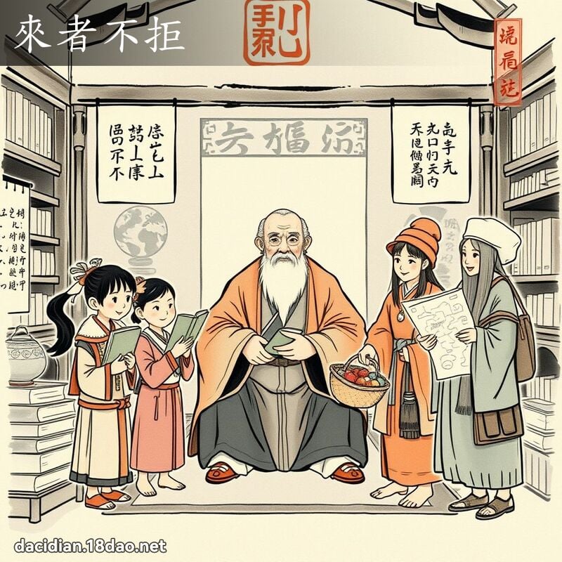 来者不拒 配图
