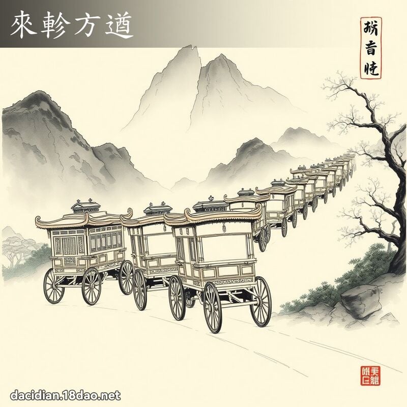 来軫方遒 配图