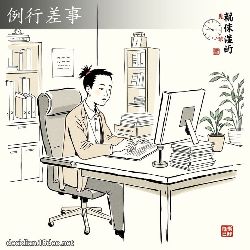 例行差事 配图