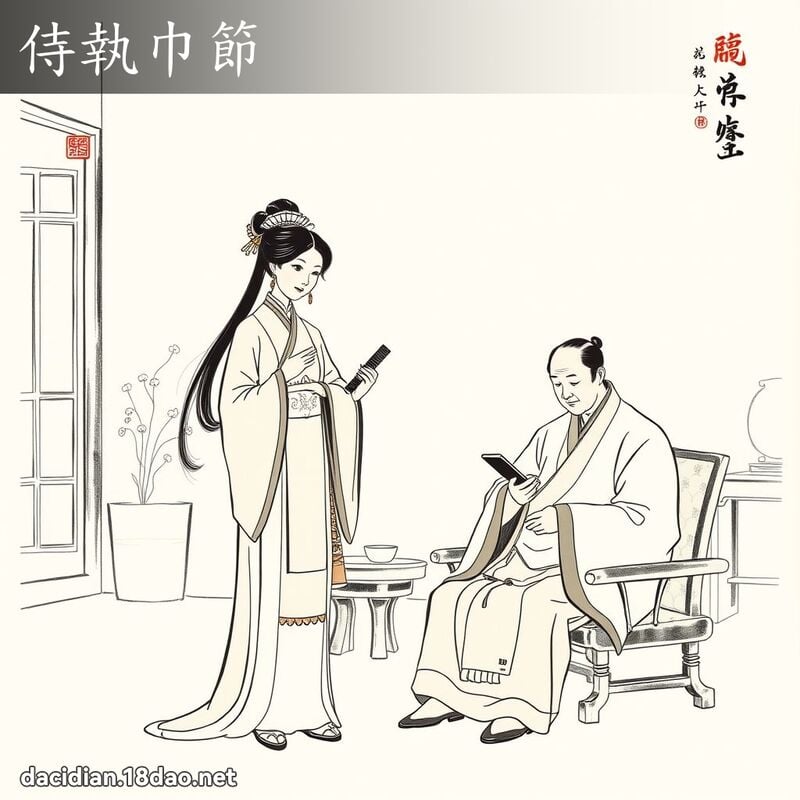 侍执巾节 配图
