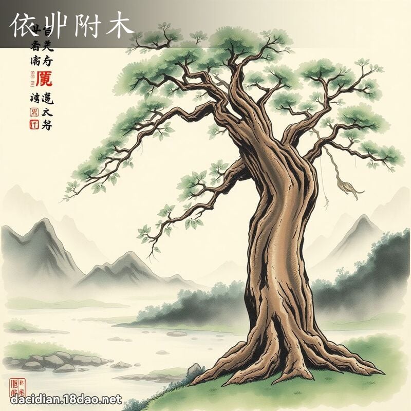 依丱附木 配图