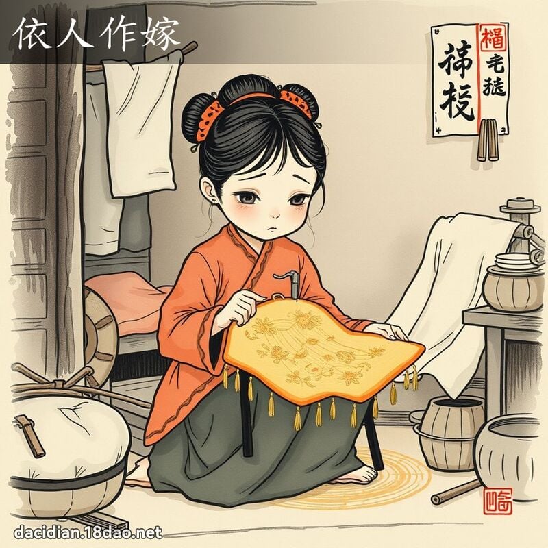 依人作嫁 配图