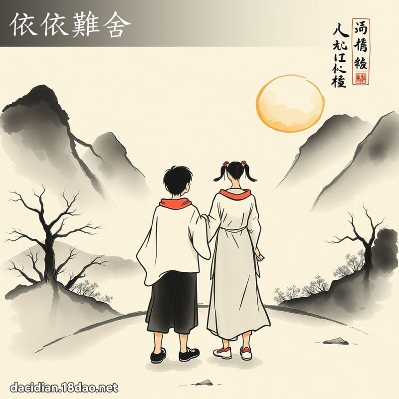 依依难舍 配图