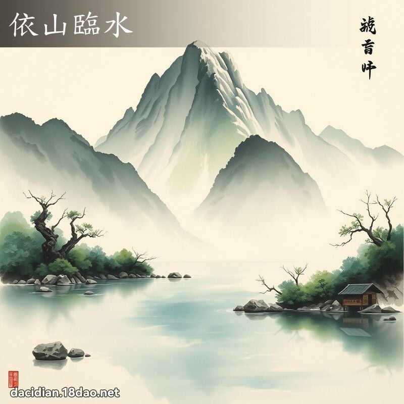 依山临水 配图