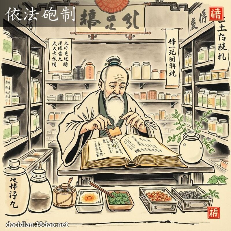 依法砲制 配图