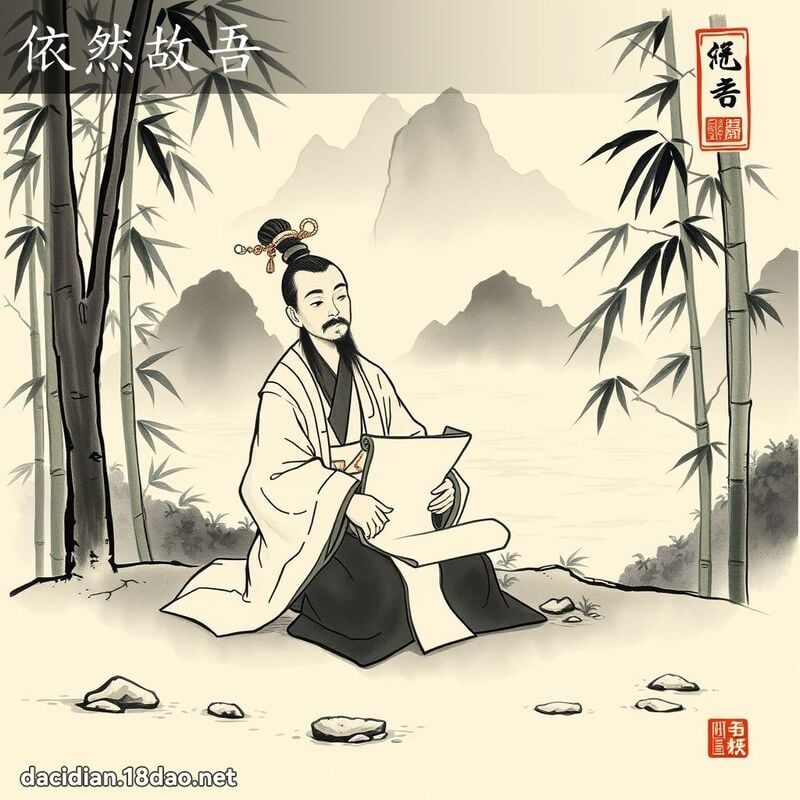 依然故吾 配图