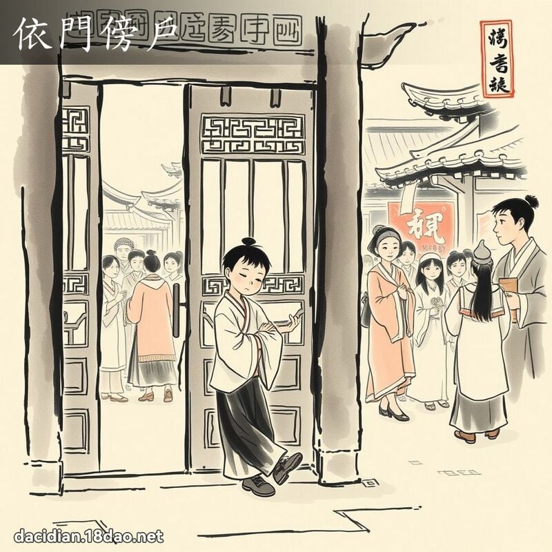 依门傍户 配图