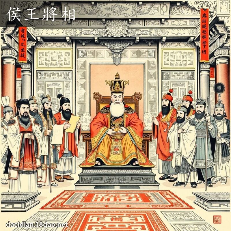 侯王將相 配图