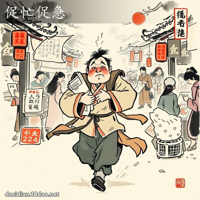 促忙促急 配图