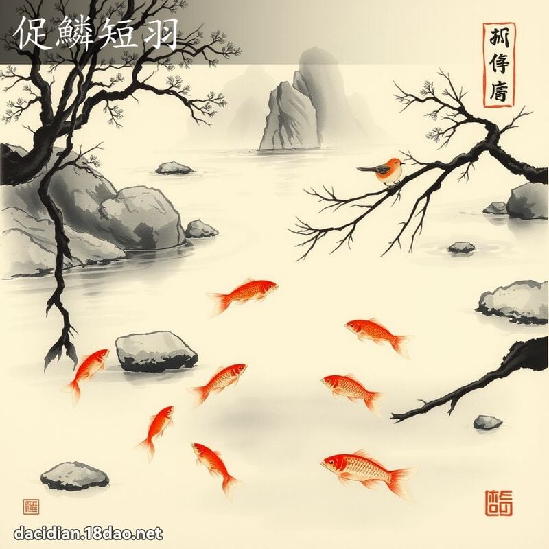 促鳞短羽 配图
