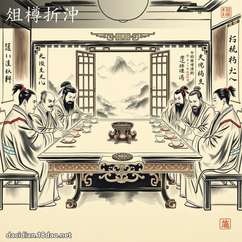 俎樽折冲 配图