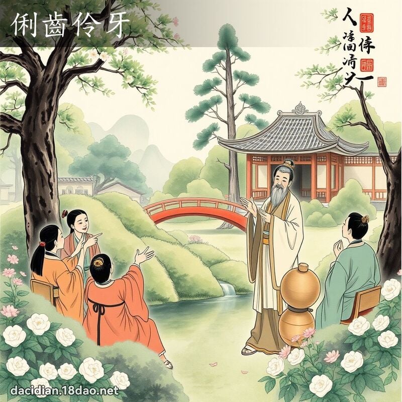 俐齿伶牙 配图