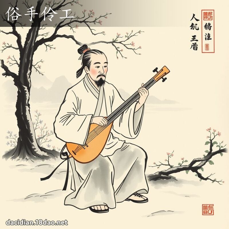 俗手伶工 配图
